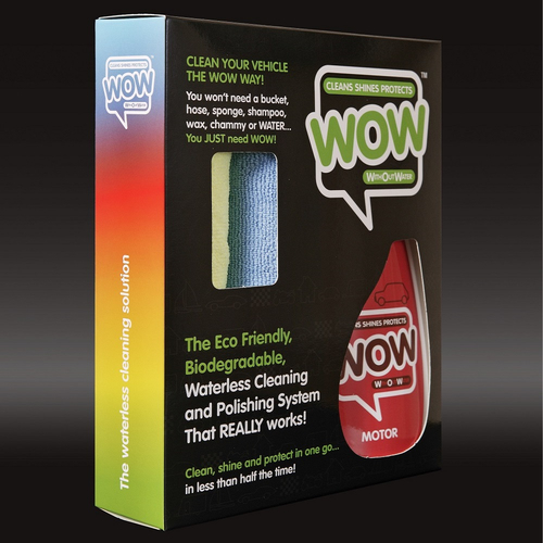 WOW 500ml Waterless Car Cleaning Kit now £9.95