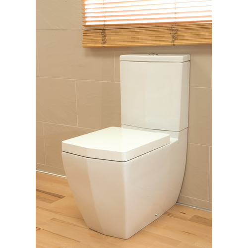 Credenza Close Coupled Dual Flush Toilet with Soft Close Seat from RAK Ceramics