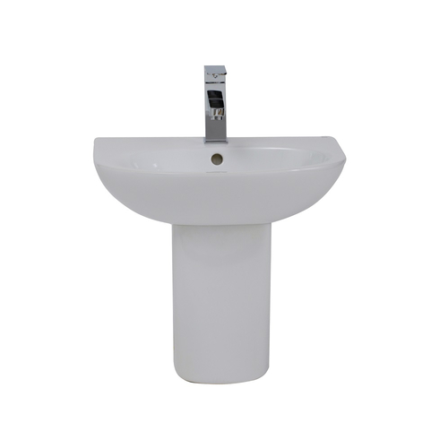 RAK Ceramics Infinity 500 Basin with Half Pedestal