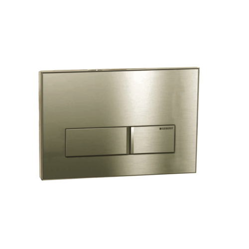 Geberit  Rectangular Dual Flush Plate in Chrome