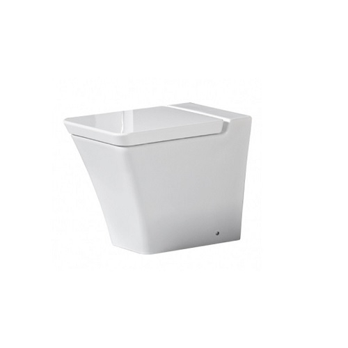 Opulence Back to Wall Toilet Pan in White with Soft Close Seat from RAK Ceramics