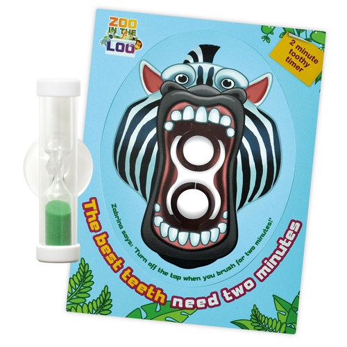 Two Minute Zebra Toothy Timer
