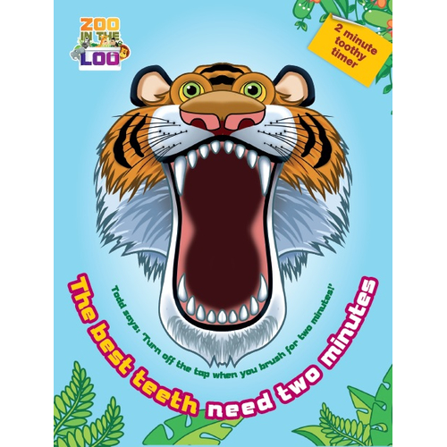 Two Minute Tiger Toothy Timer - CARD ONLY