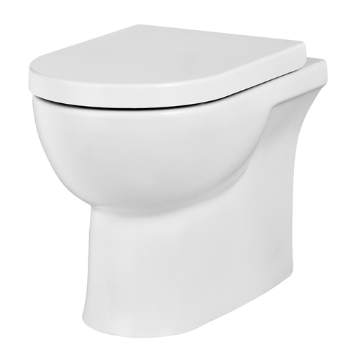 Austen Back to Wall Toilet with Soft Close Seat by Saneux