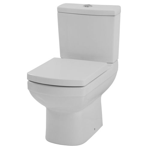 I-Line Dual Flush Toilet with Soft Close Seat by Saneux