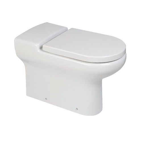 RAK Compact Wheel Chair Accessible Rimless Back to Wall Toilet