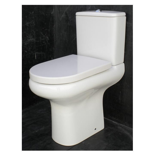 RAK Compact Rimless Full Access Close Coupled Toilet with Side Lever ...