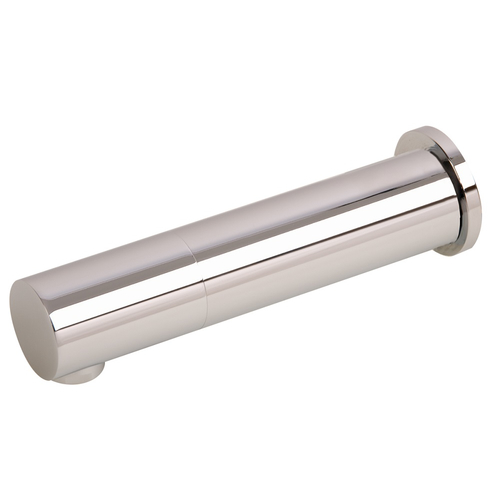 DB400 Brushed Nickel Dolphin Blue Wall Mounted Infrared Tap (battery)
