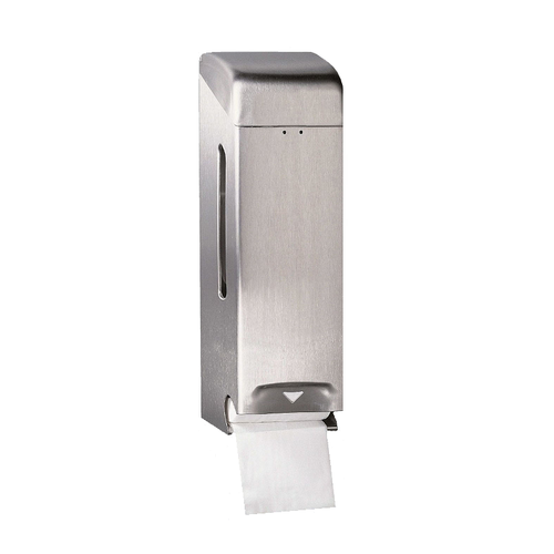 Dolphin Satin Stainless Steel Three Roll Toilet Roll Dispenser