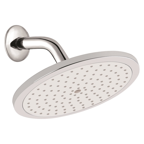 Alto Chrome/White Fixed Shower Head by Flowpoint