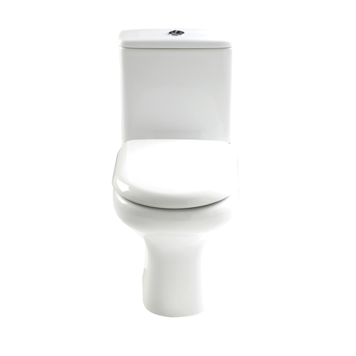 Compact Dual Flush Toilet with Soft Close Seat