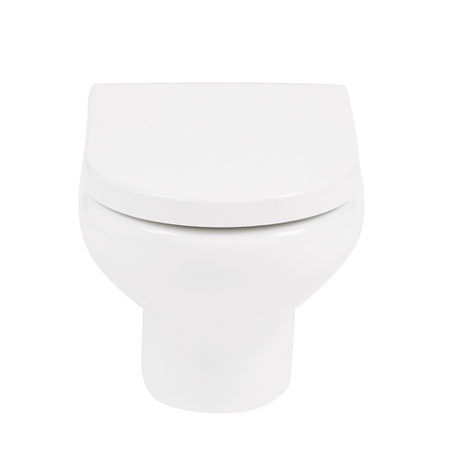 Compact Wall Hung Toilet with Hidden Cistern