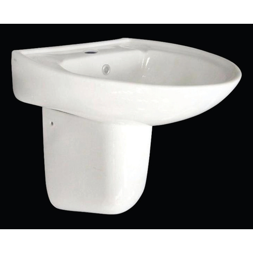 Atlantic Half Pedestal 1 and 2 Tap Hole Basin