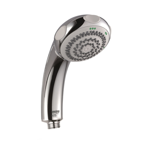 Mira Eco Water Saving Multi Function Shower Head in Chrome - Damaged Packaging