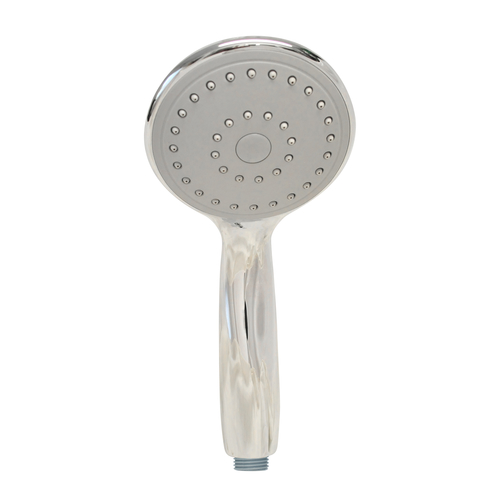 Flowpoint Round Shower Head with Grey Face Plate and 6 Litre Regulator