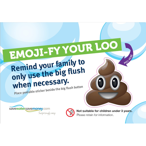 Emoji-fy Your Loo Sticker