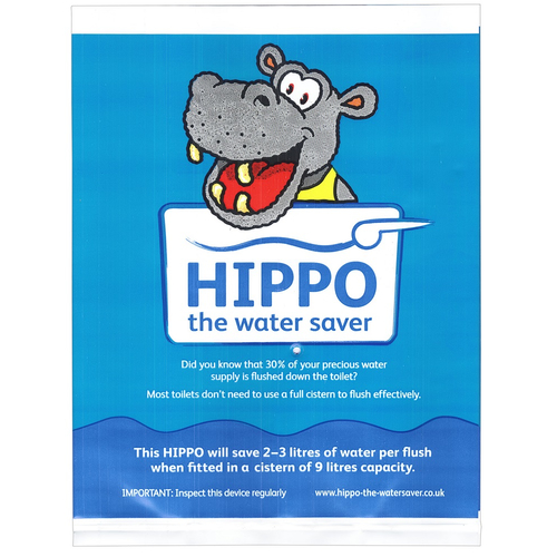 Water Saving Kit - Hippo 9 Cistern Displacer
