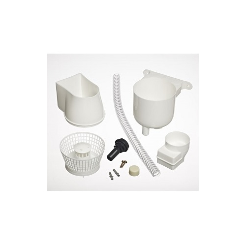 Gutter Downpipe Rain Saver Filter System Kit - White