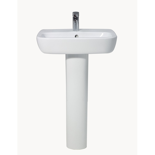 Petit2 500mm Basin (1 Tap Hole) with full pedestal