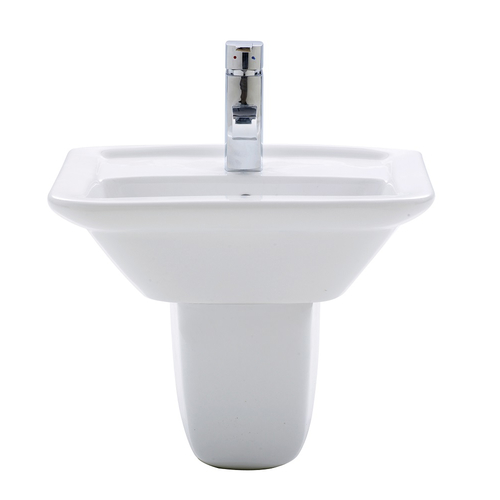 Olympus 450 Slim Line Basin with Semi Pedestal