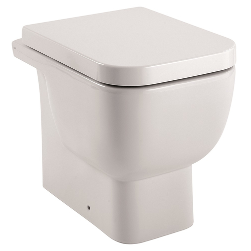 Jones Small Back to Wall Toilet with Soft Close Seat by Saneux