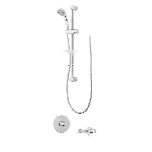 Azure Concentric Shower Kit with Shower Head