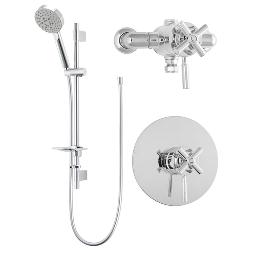 Envy Concentric Shower Valve with Shower Kit
