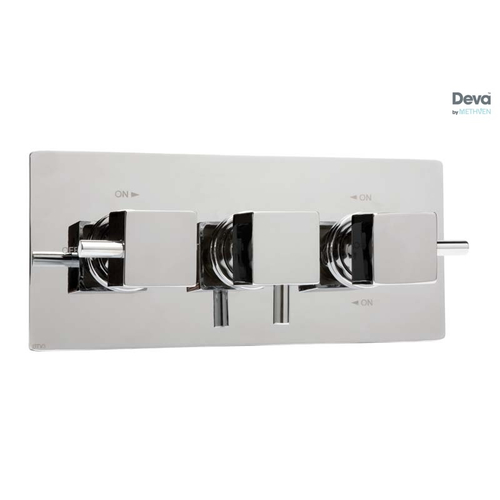 Thermosure Horizontal Cube Shower Valve