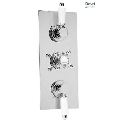 Deva Thermosure Triple Control Vertical Traditional Shower Valve
