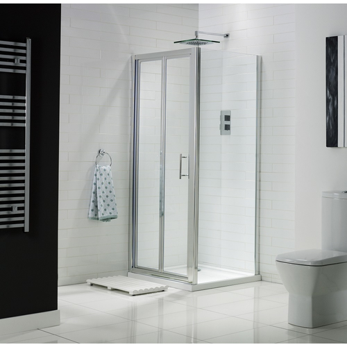 Aquaglass 760mm Bi-fold Shower Door