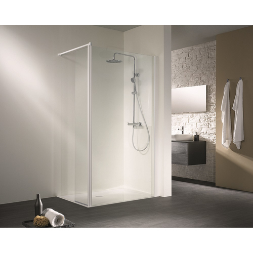 900 x 350mm Easy Walk-in Shower Enclosure inc. Stabilising Bar from HSK