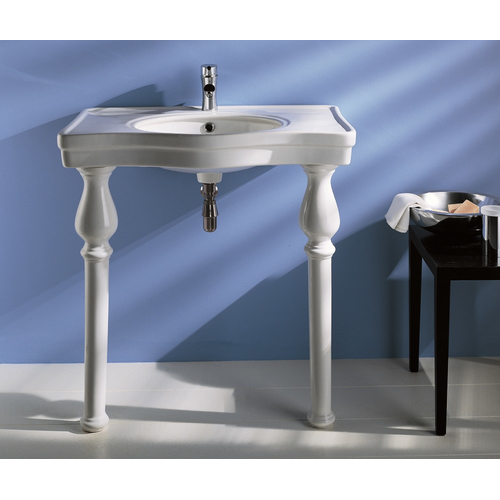 Console Deluxe Basin with Ceramic Legs