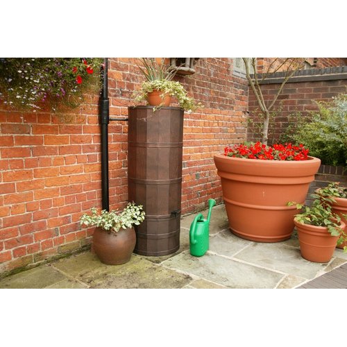 Oak PolyButt Slim Water Butt Kit 200 Litre, Only £89.99