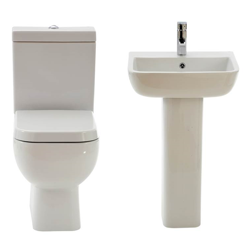 Series 600 Cloakroom Suite inc. Basin with Full Pedestal