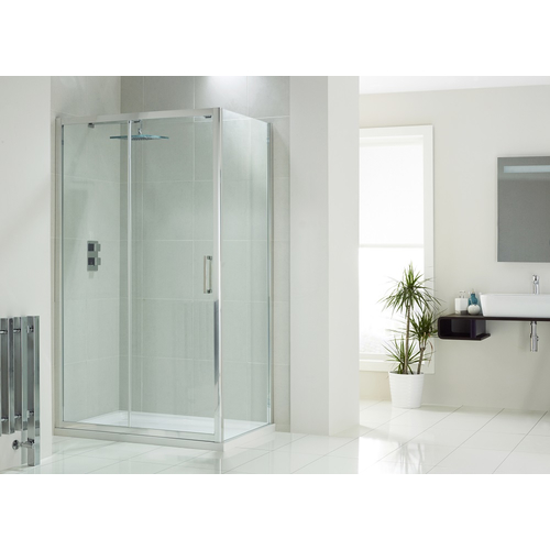 Aquaglass Plus 1200mm Sliding Shower Door