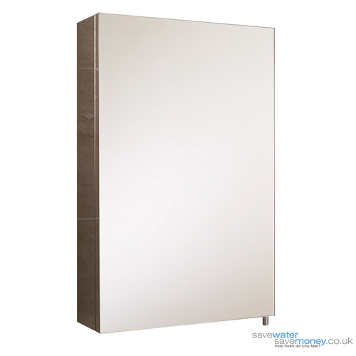 Cube Single Door Mirror Cabinet from RAK Ceramics (400mmx600mm)
