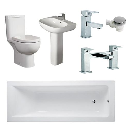 Tonique Bath Suite inc Taps from RAK Ceramics